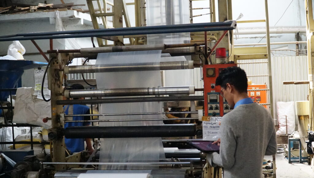 Shrink film production line