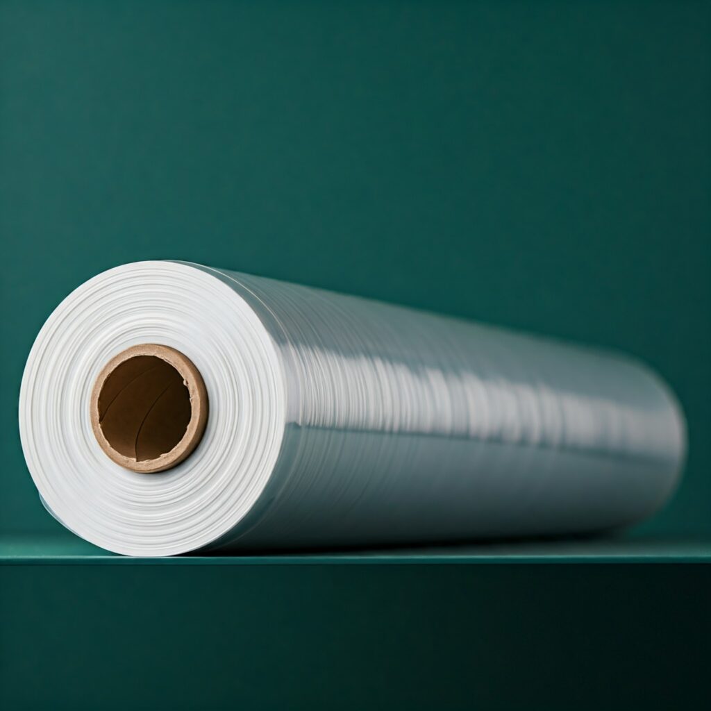 Roll of PE shrink film