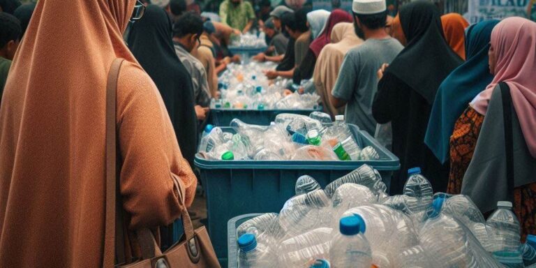 Jelang Ramadhan, Cara Sedekah dengan Plastik Bekas!